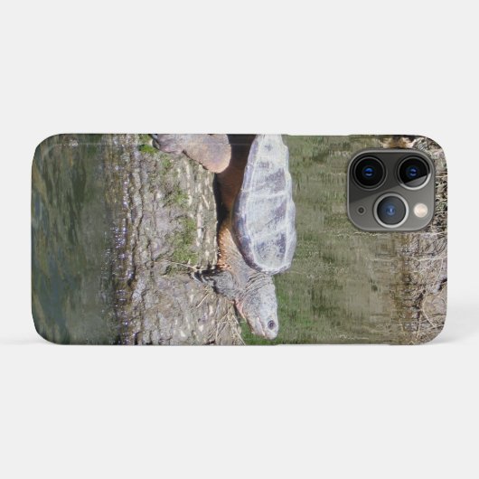 カミツキガメ Case-Mate iPhoneケース (裏面(横))