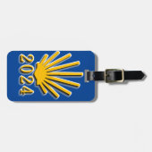 カミノデサンチアゴ2024 ラゲッジタグ (正面横)