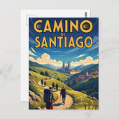 カミノデサンティアゴハイキング ポストカード (正面/裏面)