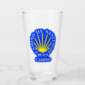 カミノデサンティアゴブエンカミノホタテ タンブラーグラス (正面)