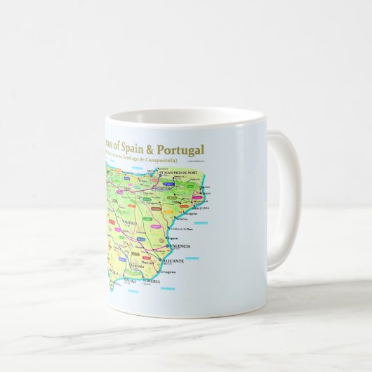 カミノデサンティアゴマグ コーヒーマグカップ (正面右)