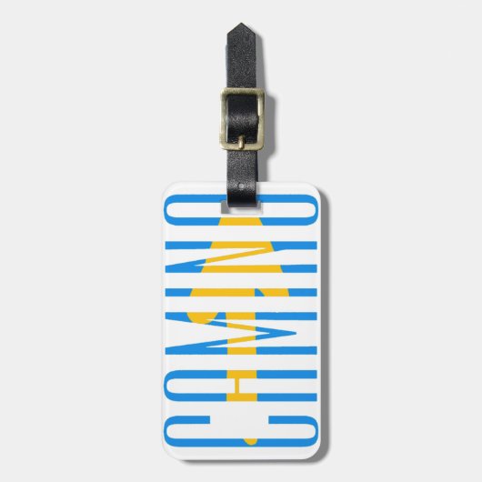 カミノデサンティアゴ磁石 ラゲッジタグ (正面縦)