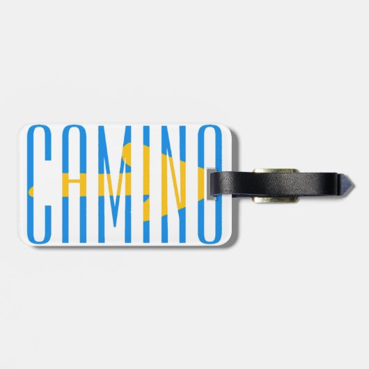 カミノデサンティアゴ磁石 ラゲッジタグ (裏面横)