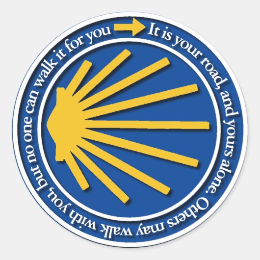 カミノデサンティアゴ ラウンドシール (正面)