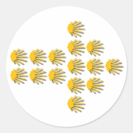 カミノデサンティアゴ ラウンドシール (正面)