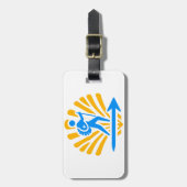 カミノデサンティアゴ ラゲッジタグ (正面縦)