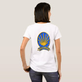 カミノデサンティアゴTシャツ Tシャツ (裏面フル)
