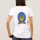 カミノデサンティアゴTシャツ Tシャツ (裏面)