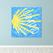 カミノホタテ貝 キャンバスプリント (インサイチュ (ウッドフロア))