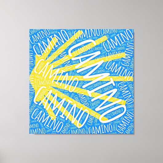 カミノホタテ貝 キャンバスプリント (正面)