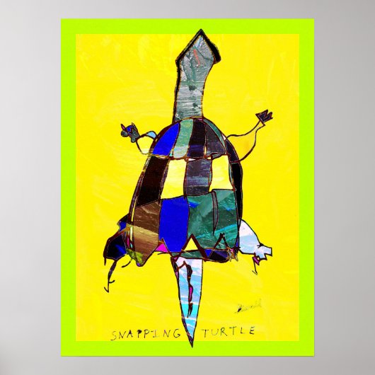 カミハタガメ 18 x 24 ポスター (正面)