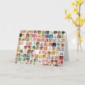 カミラのd'Erricoの格子挨拶状 カード (黄色い花)