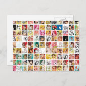 カミラのd'Erricoの格子郵便はがき ポストカード (正面/裏面)