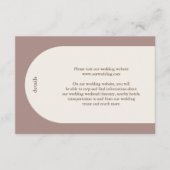 カミラトゥーペアーモダンチ結婚ーズ エンクロージャーカード (正面)