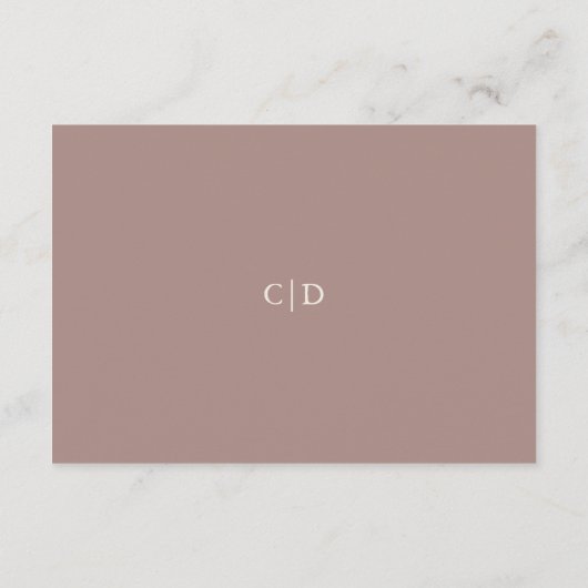 カミラトゥーペアーモダンチ結婚ーズ エンクロージャーカード (裏面)