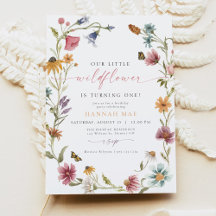 カミラバタフライワイルドフラワーガールファースト誕生日