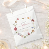 カミラバタフライワイルドフラワーガールベビーシャワー フェイバーバッグ (クリップ留めされた状態)