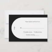 カミラブラックアーモダンチ結婚ーズ 出欠カード (正面)