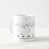 カミラペプチド名mug コーヒーマグカップ (正面左)