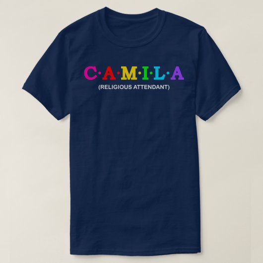 カミラ宗教付き添い人 Tシャツ (デザイン正面)