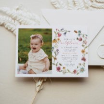 カミラ バタフライ ワイルドフラワー ガール ファースト バースデー