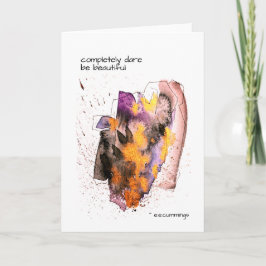 カミングズは引用文空白のカード カード