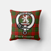 カミング氏紋章とタータン クッション (裏面)