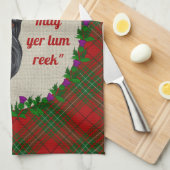 カミング スコッティ ドッグ キッチン タオル (四つ折り)