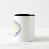 カミンホダコスタワードアート ツートーンマグカップ (中央)