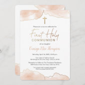 カミーヌ聖餐式 招待状 (正面/裏面)