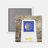 カミーノデサンチアゴ方向標識 マグネット (正面/裏面)