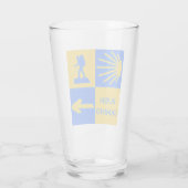 カミーノデサンティアゴガラス タンブラーグラス (裏面)