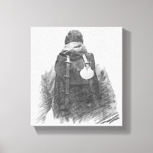 カミーノデサンティアゴピルダム キャンバスプリント (正面)