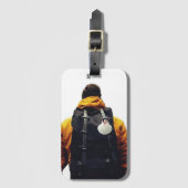 カミーノデサンティアゴピルダム ラゲッジタグ (正面縦)