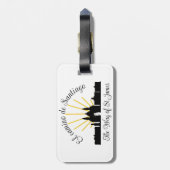 カミーノデサンティアゴ荷物タグ ラゲッジタグ (裏面縦)