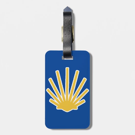 カミーノデサンティアゴ荷物タグ ラゲッジタグ (裏面縦)