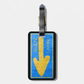 カミーノデサンティアゴ荷物タグ ラゲッジタグ (裏面縦)