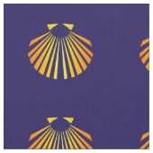 カミーノ・デ・サンティアゴ・ホタテ ファブリック (クローズアップ)