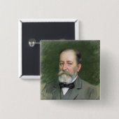 カミーユの聖者Saens 1903年のポートレート 缶バッジ (正面&裏面)