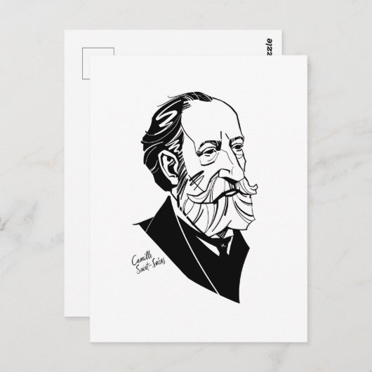 カミーユサンサエン ポストカード (正面/裏面)