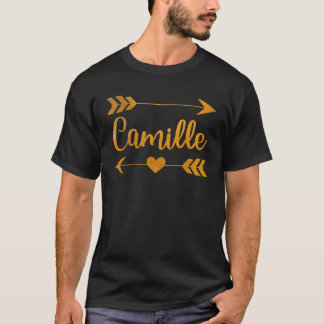 カミーユパーソナライズされたー名おもしろい誕生日カスタムギ Tシャツ