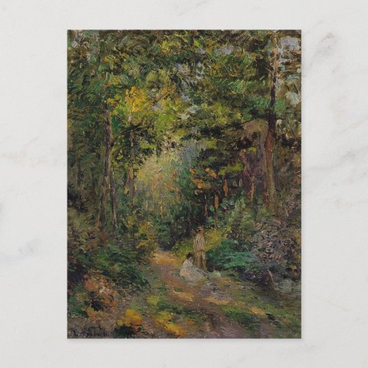 カミーユピサロファインアートティーズ、カード、贈り物 ポストカード (正面)