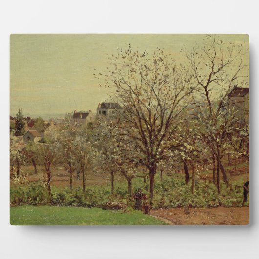 カミーユピサロ |1870年果樹園(カンバ油) フォトプラーク (正面)