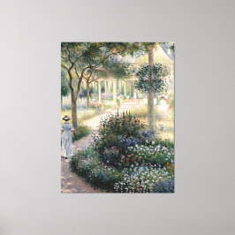 カミーユモネインザガーデンアットアルジェンテウイル キャンバスプリント