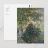 カミーユモネin the Garden at Argenteuil – モネ ポストカード (正面/裏面)