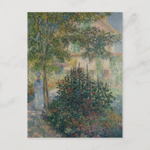 カミーユモネin the Garden at Argenteuil – モネ ポストカード
