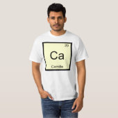 カミーユ名化学元素周期表 Tシャツ (正面フル)