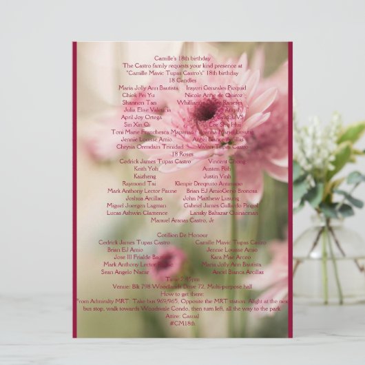 カミーユ第18 プログラム (スタンド正面)