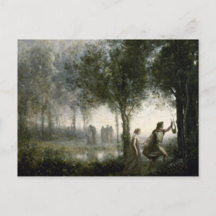 カミーユ・コロー – Orpheus Leading Eurydice ポストカード