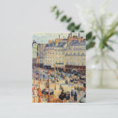 カミーユ・ピサロによるパリのハーヴル広場 ポストカード (スタンド正面)